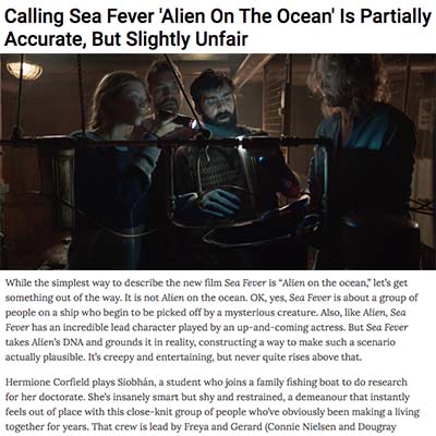 Calling Sea Fever 'Alien On The Ocean' Is Partially Accurate, But Slightly Unfair